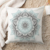 Mandala Lace Lt. Blue ID968 Kussen (Deken)