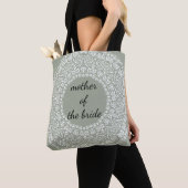 Mandala Lace Moeder van de bruiddwergzirl Tote Bag (Dichtbij)