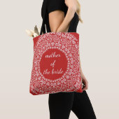 Mandala Lace Moeder van de bruiddwergzirl Tote Bag (Dichtbij)