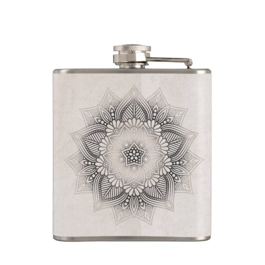 Mandala Lace Neutrals ID478 Heupfles (Achterkant)