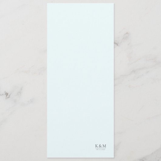 Mandala Lace Rev Wedding Lt. Blue V2 ID968 Menu (Achterkant)