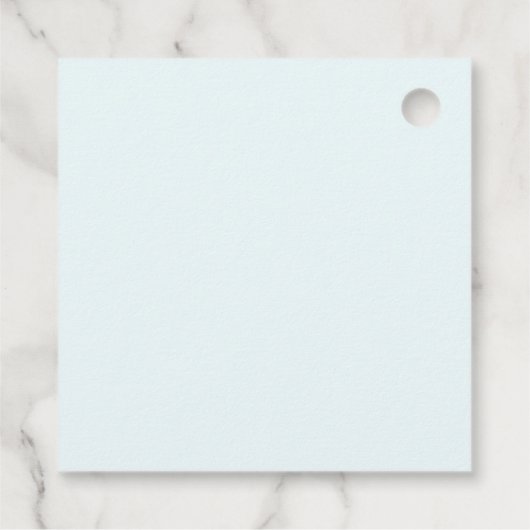 Mandala Lace Wedding Dank je. Blauwe ID968 Bedankjes Labels (Achterkant)