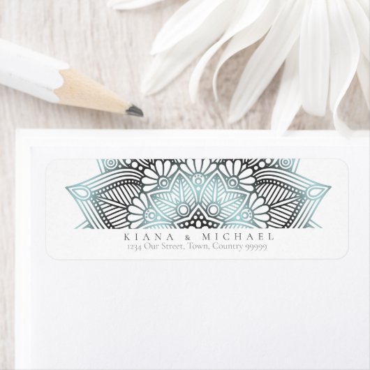 Mandala Lace Wedding Lt. Blue ID968 Etiket (Insitu)