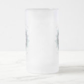 Mandala Lace Wedding Lt. Blue ID968 Matglas Bierpul (Center)