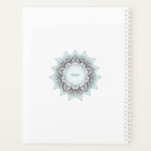 Mandala Lace Wedding Lt. Blue ID968 Planner (Achterkant)