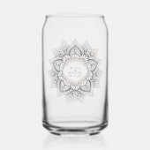 Mandala Lace Wedding Neutrals ID478 Blikvorm Glas (Achterkant)