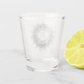 Mandala Lace Wedding Neutrals ID478 Shot Glas (Achterkant)