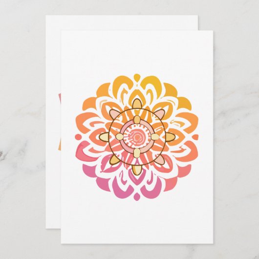 mandala Leap Speelgoed Kaart (Voorkant / Achterkant)