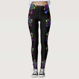 Mandala Leggings Leuke kleur Galaxy Bright Star
