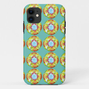 Mandala lente hoesje voor SE + iPhone 5/5S