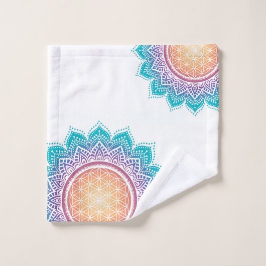 Mandala | Leven Bad Handdoek (Wasdoekje)