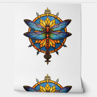 Mandala Libel Lumineuze Heilige Geometrie Spiritue Behang