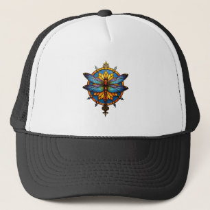 Mandala Libel Lumineuze Heilige Geometrie Spiritue Trucker Pet