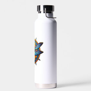 Mandala Libel Lumineuze Heilige Geometrie Spiritue Waterfles