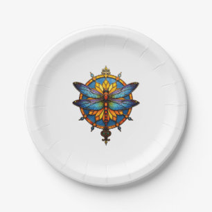 Mandala Libel Luminous Heilige Geometrie Spirituee Papieren Bordje