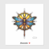 Mandala Libel Luminous Heilige Geometrie Spirituee Sticker (Vel)