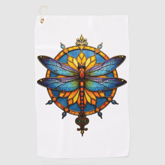 Mandala Libel Luminueuze Heilige Geometrie Spiritu Golfhanddoek