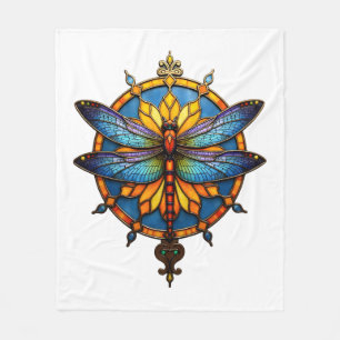 Mandala Libelle Lichtgevende Heilige Geometrie Spi Fleece Deken