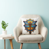 Mandala Libelle Lichtgevende Heilige Geometrie Spi Kussen (Stoel)