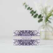MANDALA LOGO Aangepaste YOGA INSTRUCTEUR Visitekaartje (Staand voorkant)