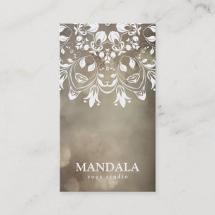 MANDALA LOGO Aangepaste YOGA INSTRUCTEUR Visitekaartje