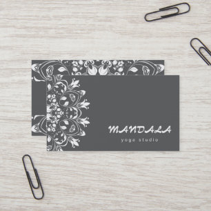 MANDALA LOGO Aangepaste YOGA INSTRUCTEUR Visitekaartje