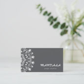 MANDALA LOGO Aangepaste YOGA INSTRUCTEUR Visitekaartje (Staand voorkant)