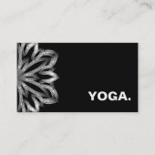 MANDALA LOGO Aangepaste YOGA INSTRUCTEUR Visitekaartje (Voorkant)