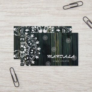 MANDALA LOGO Aangepaste YOGA INSTRUCTEUR Visitekaartje