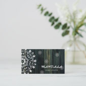 MANDALA LOGO Aangepaste YOGA INSTRUCTEUR Visitekaartje (Staand voorkant)