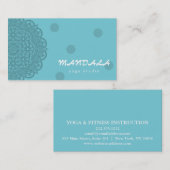 MANDALA LOGO GEPERSONALISEERD YOGA INSTRUCTOR BEDR VISITEKAARTJE (Voorkant / Achterkant)