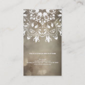 MANDALA LOGO GEPERSONALISEERD YOGA INSTRUCTOR VISITEKAARTJE (Achterkant)