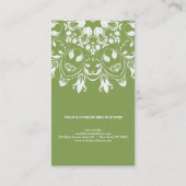 MANDALA LOGO GEPERSONALISEERD YOGA INSTRUCTOR VISITEKAARTJE (Achterkant)