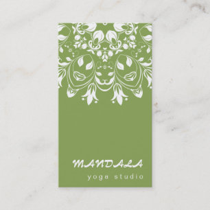 MANDALA LOGO GEPERSONALISEERD YOGA INSTRUCTOR VISITEKAARTJE