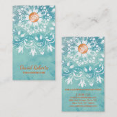 MANDALA LOGO GEPERSONALISEERD YOGA INSTRUCTOR VISITEKAARTJE (Voorkant / Achterkant)