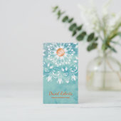 MANDALA LOGO GEPERSONALISEERD YOGA INSTRUCTOR VISITEKAARTJE (Staand voorkant)