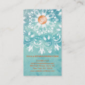 MANDALA LOGO GEPERSONALISEERD YOGA INSTRUCTOR VISITEKAARTJE (Achterkant)