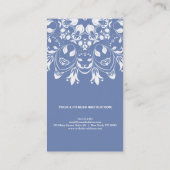 MANDALA LOGO GEPERSONALISEERD YOGA INSTRUCTOR VISITEKAARTJE (Achterkant)