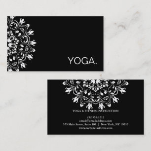 MANDALA LOGO GEPERSONALISEERD YOGA INSTRUCTOR VISITEKAARTJE