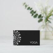 MANDALA LOGO GEPERSONALISEERD YOGA INSTRUCTOR VISITEKAARTJE (Staand voorkant)