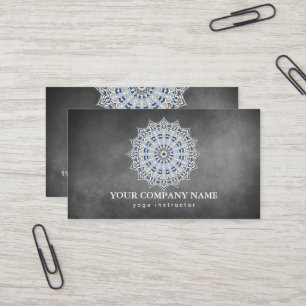 MANDALA LOGO GEPERSONALISEERD YOGA INSTRUCTOR VISITEKAARTJE