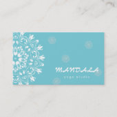 MANDALA LOGO GEPERSONALISEERD YOGA INSTRUCTOR VISITEKAARTJE (Voorkant)