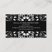 MANDALA LOGO GEPERSONALISEERD YOGA INSTRUCTOR VISITEKAARTJE (Achterkant)