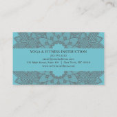 MANDALA LOGO GEPERSONALISEERD YOGA INSTRUCTOR VISITEKAARTJE (Achterkant)