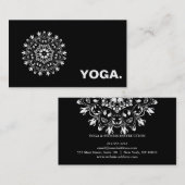 MANDALA LOGO GEPERSONALISEERD YOGA INSTRUCTOR VISITEKAARTJE (Voorkant / Achterkant)