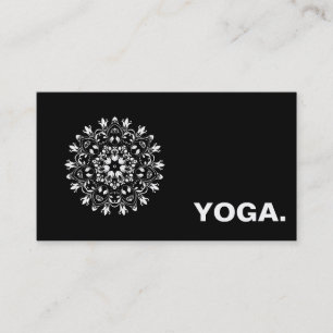 MANDALA LOGO GEPERSONALISEERD YOGA INSTRUCTOR VISITEKAARTJE