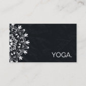 MANDALA LOGO GEPERSONALISEERD YOGA INSTRUCTOR VISITEKAARTJE (Voorkant)