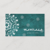 MANDALA LOGO GEPERSONALISEERD YOGA INSTRUCTOR VISITEKAARTJE (Voorkant)