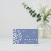 MANDALA LOGO GEPERSONALISEERD YOGA INSTRUCTOR VISITEKAARTJE (Staand voorkant)