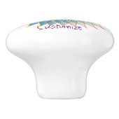 Mandala Lotus Blossom Thunder_Cove Keramische Knop (Zijkant)